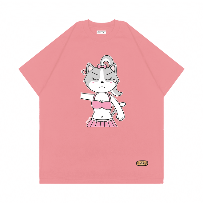 ALEXA PUNCH T-SHIRT // PEONNY PINK