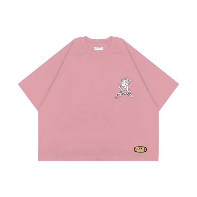 TWINKLE TWINKLE CROPPED T-SHIRT // DUSTY PINK