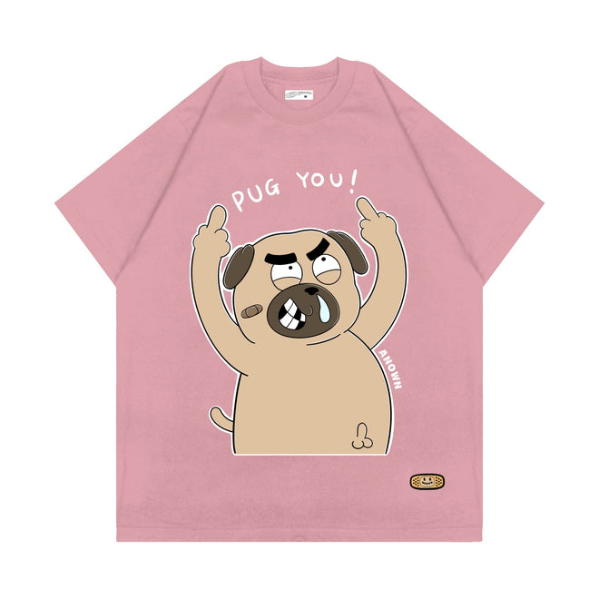 PUG YOU! T-SHIRT VER. 2 // DUSTY PINK