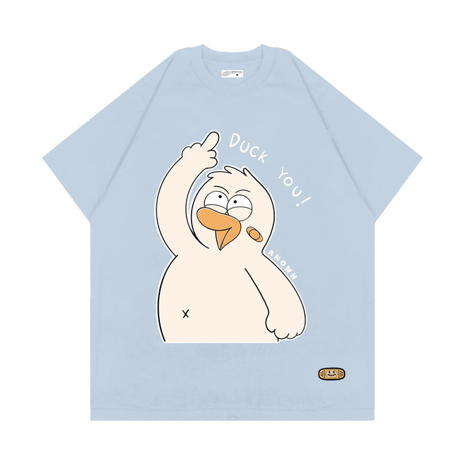DUCK YOU! T-SHIRT VER. 2 // CERULEAN